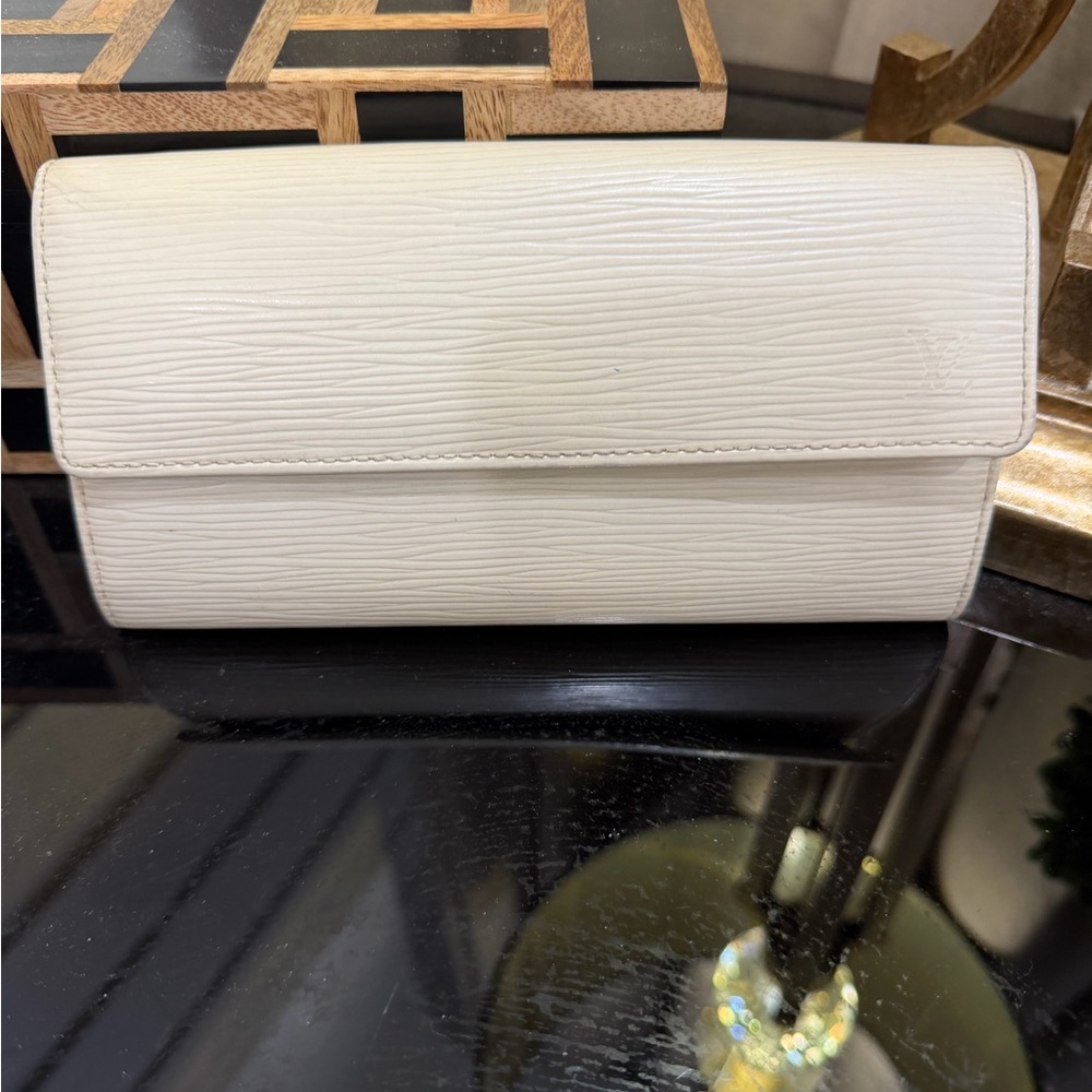 Louis Vuitton Cream Clutch